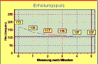 Erholungspulskurve